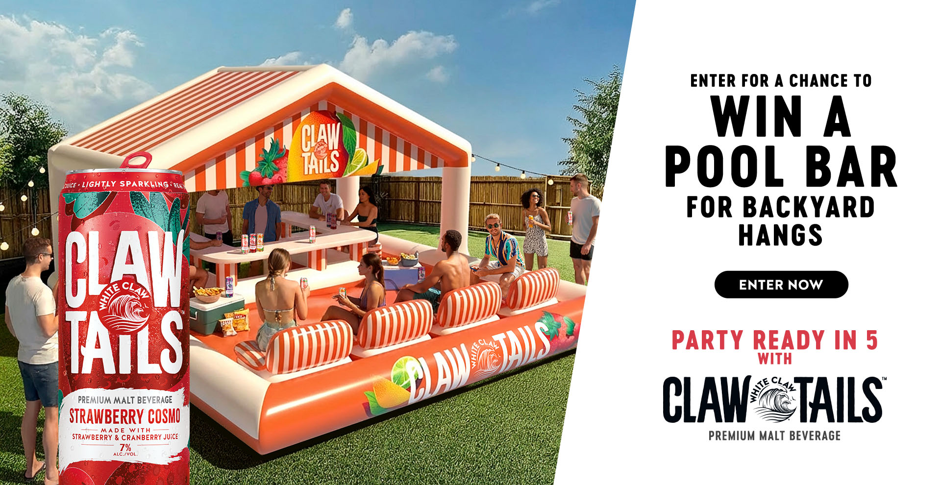 Win a pool bar for backyard hangs